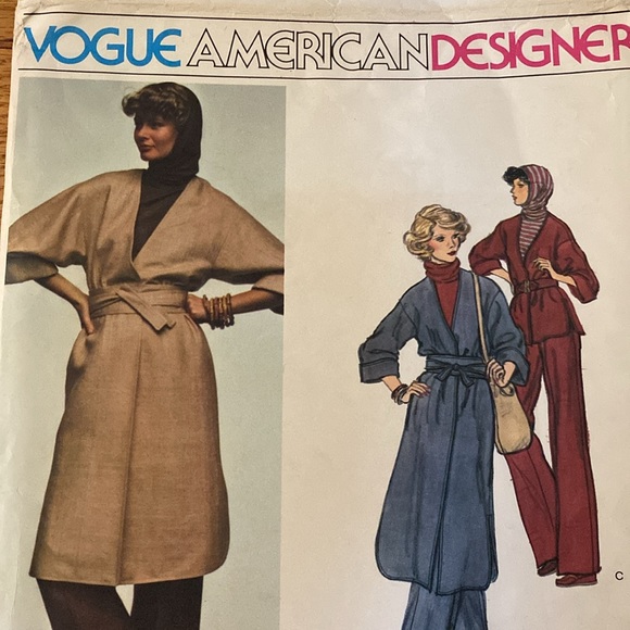 VTG ‘70s Vogue Anne Klein UNCUT Pattern - Picture 8 of 8
